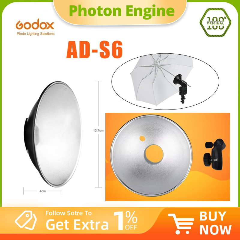 Beauty Dish 55Cm - Godox AD-S6 휴대용 우산형 반사판 (Witstro