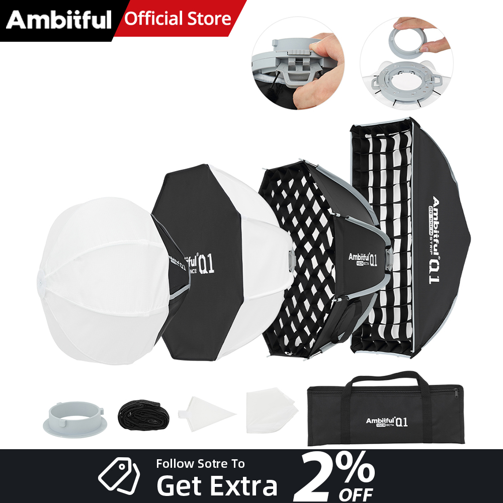 Beauty Dish 55Cm - AMBITFUL Q1 미니 보웬스/갓옥스 마운트 30cm