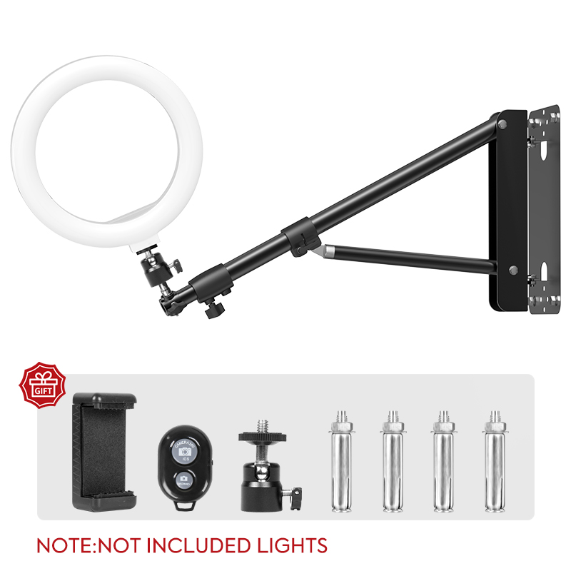 Boom Arm Stand - 53.9 인치 벽 마운트 알루미늄 확장