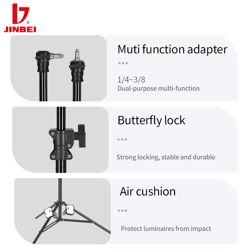 진베이 MZ-2400FP 에어쿠션 알루미늄 사진 조명  - Stand Lighting Photography 리뷰 및 가격