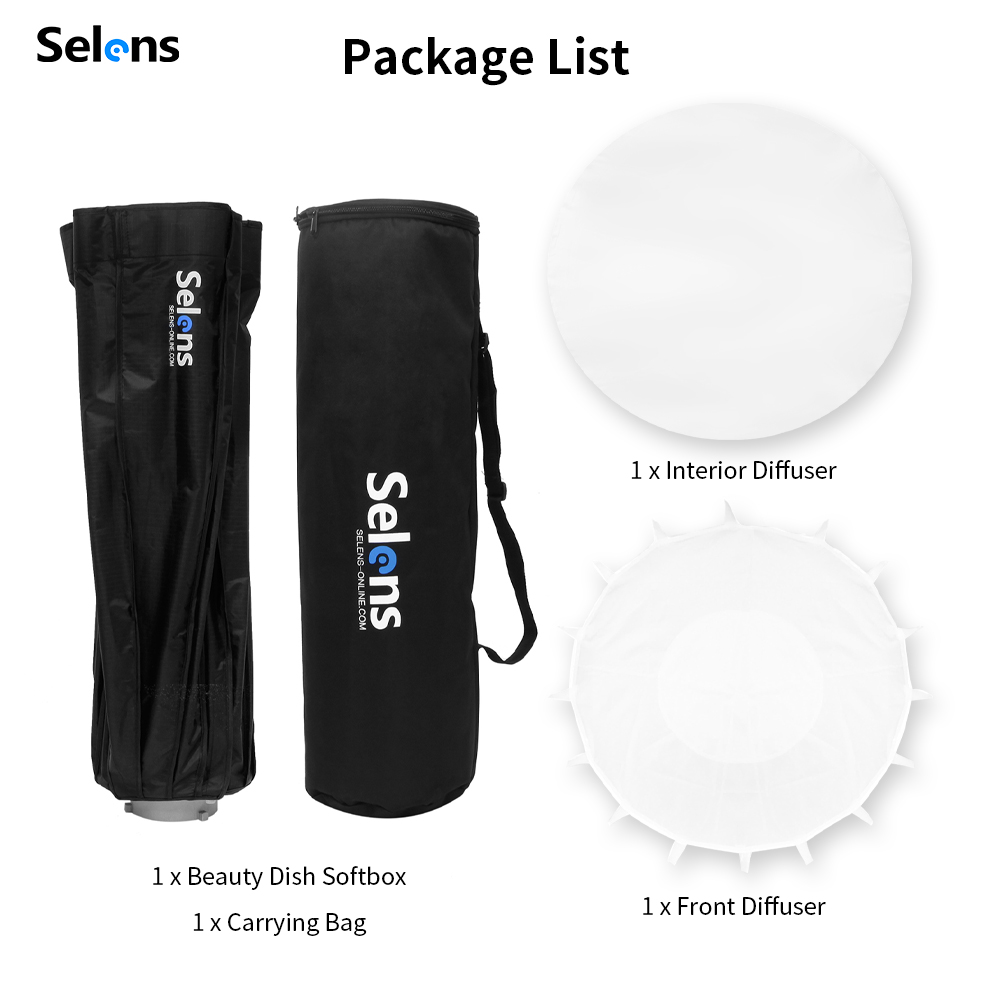 Selens 우산 레이더 소프트박스, 스튜디오 조명,  - Beauty Dish 55Cm 리뷰 및 가격