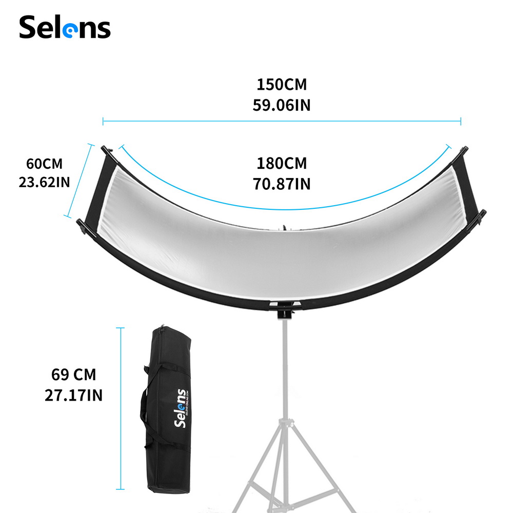 셀렌스 곡면형 라이트 스튜디오 U형 반사판 60x180 - Beauty Dish 55Cm 리뷰 및 가격