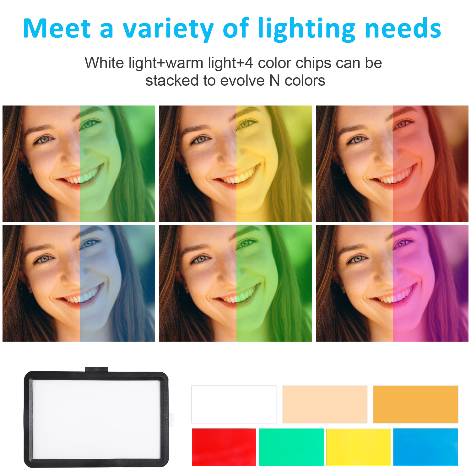8인치 사각형 LED 조명등(43인치 조절식 스탠드 및 - Makeup Photography Lighting 리뷰 및 가격