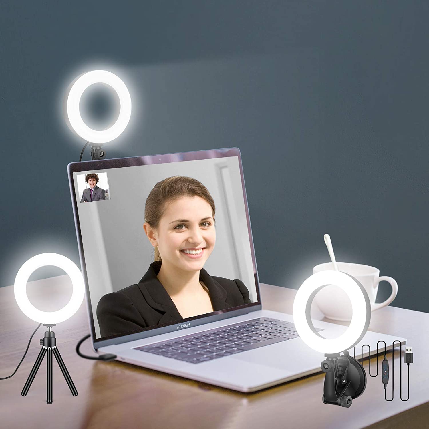 줌 회의용 16cm 링 라이트, 삼각대 스탠드가 있는  - Stand Lighting Photography 리뷰 및 가격