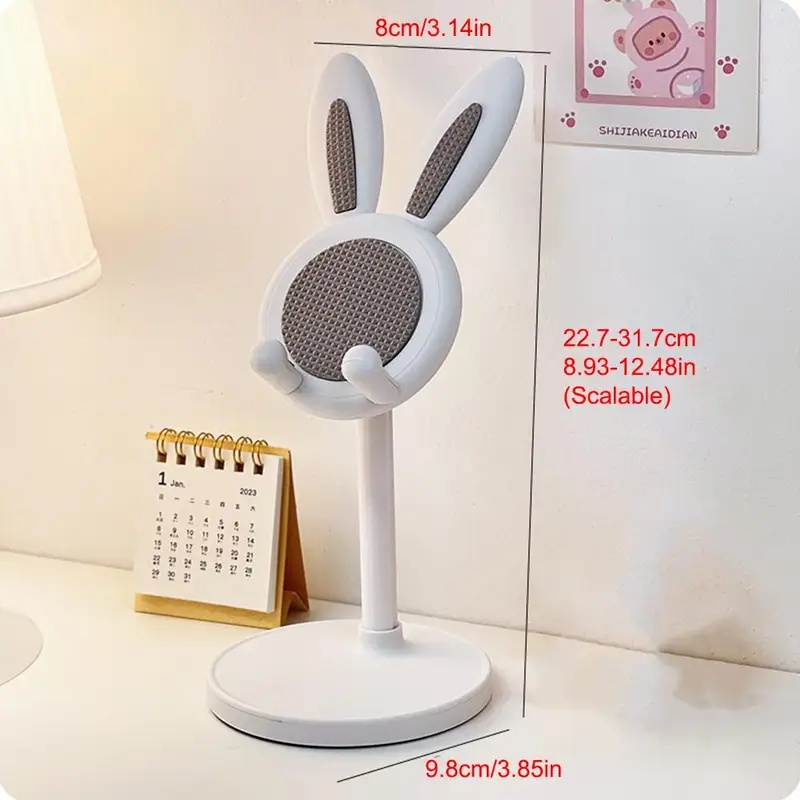 1/2/3/4Pcs 귀여운 토끼 데스크탑 전화 스탠드  - Stand Lighting Photography 리뷰 및 가격