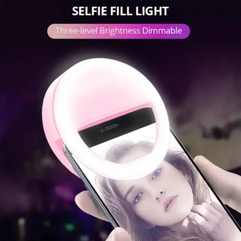 LED Selfie 링 라이트 휴대 전화 클립 온 램프 - Stand Lighting Photography 리뷰 및 가격