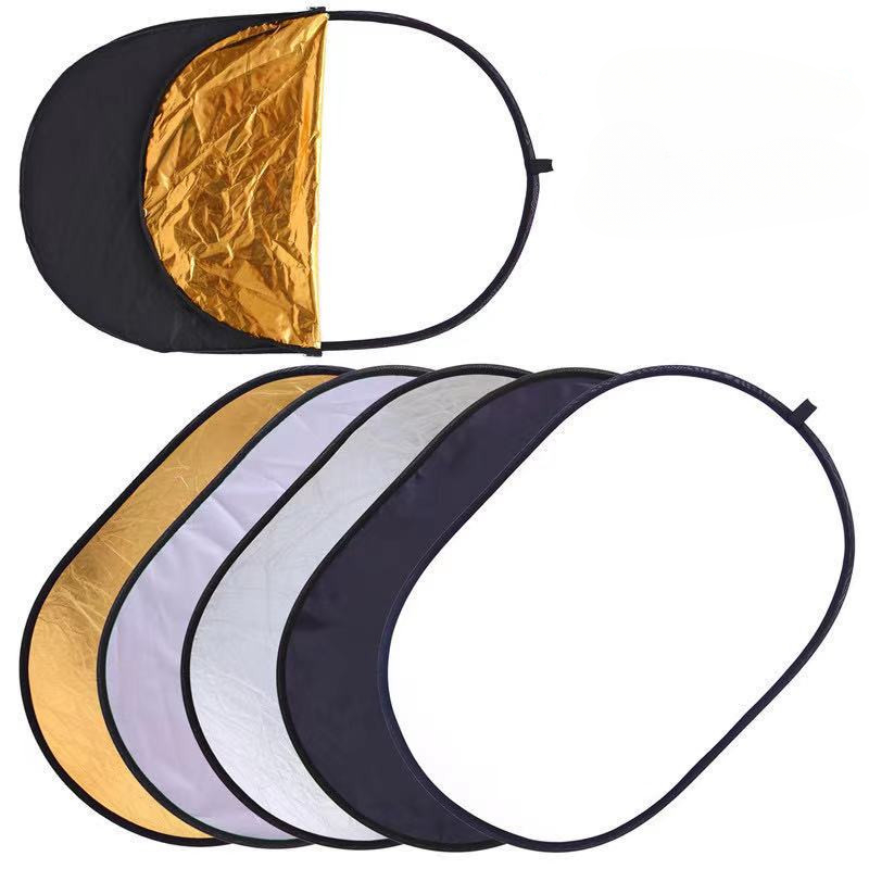 60 90 100cm 휴대용 접이식 사진 반사판 포토  - Photography Lighting Reflectors 리뷰 및 가격
