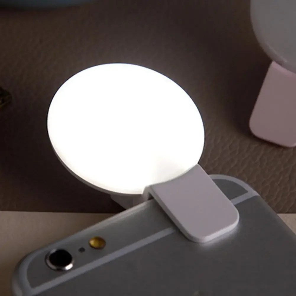 휴대 전화 LED Selfie 링 라이트 휴대용 미니  - Stand Lighting Photography 리뷰 및 가격