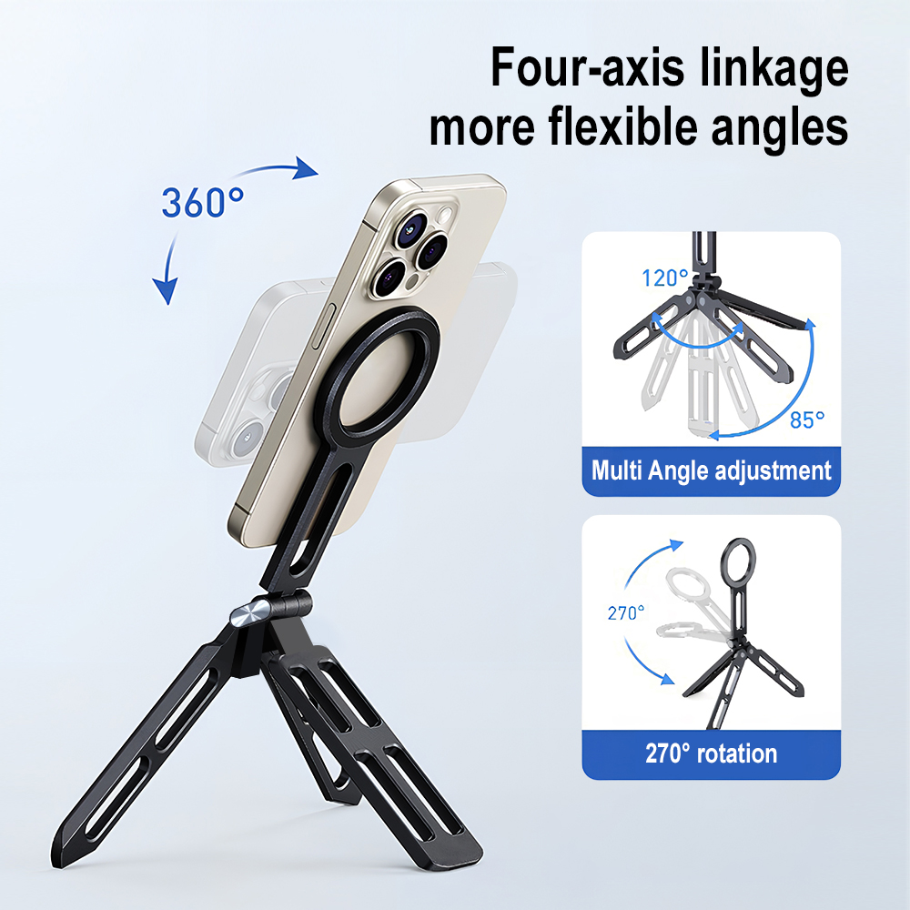자석식 휴대폰 거치대 4축 360도 °   회전식 접이 - Stand Lighting Photography 리뷰 및 가격