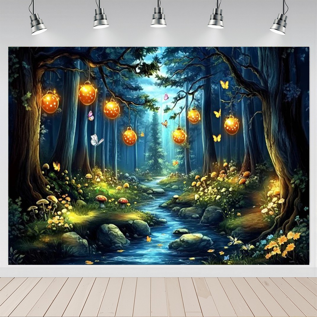 마법의 숲 아이디어 빛나는 랜턴 스트림 라이트 트리 로 - Photography Lighting Ideas 리뷰 및 가격